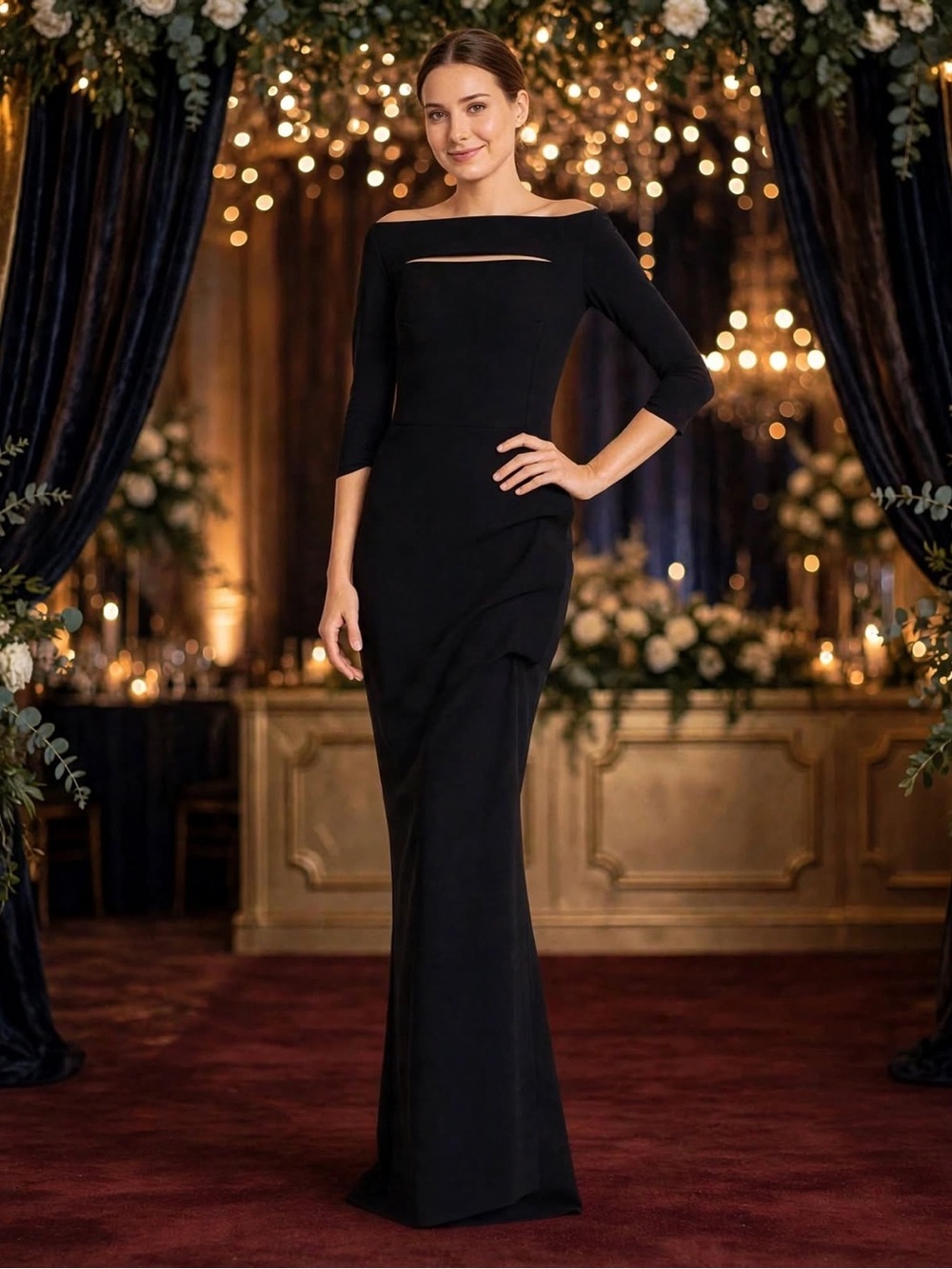 Chiara Boni La Petite Robe
Kate Off-the-Shoulder Gown size Italian 44 or US 8